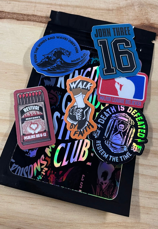 Mini Stickers - Pack of 6