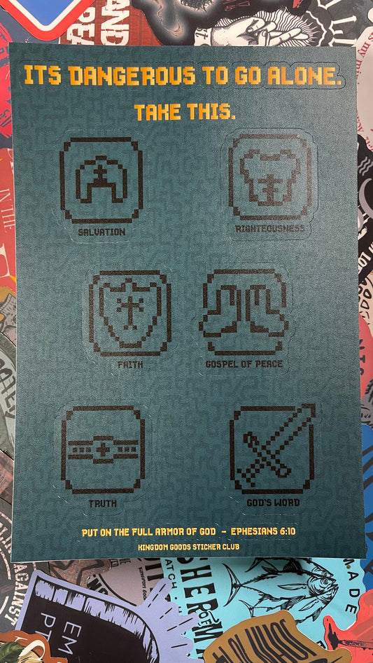 Armor of God Sticker Sheet